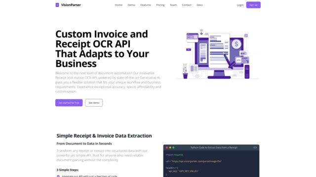 visionparser-Latest-AI-Tool