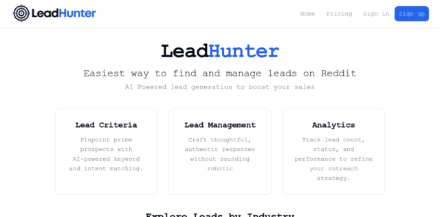 leadhunter-AI-Tool