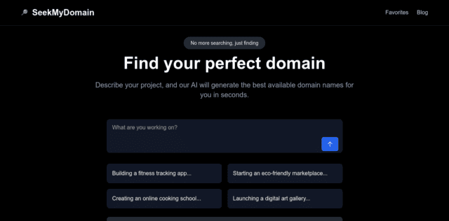 seekmydomain-AI-Tool