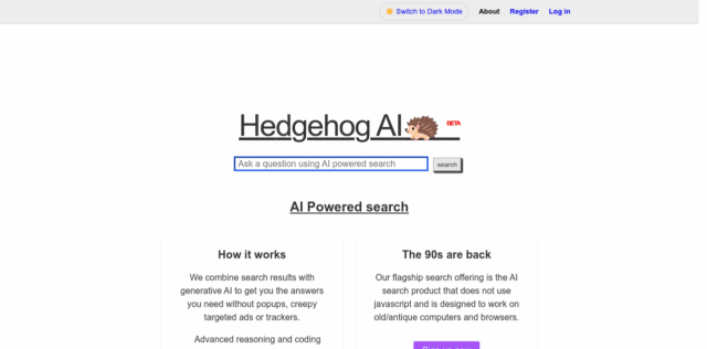 hedgehog-ai-AI-Tool-Year-2025