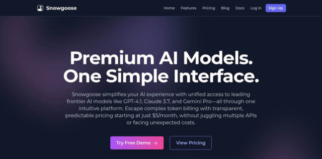 snow-goose-AI-Tool-Year-2025