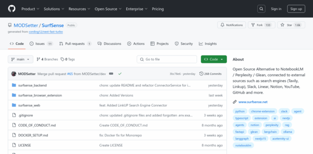 surfsense-AI-Tool-Year-2025